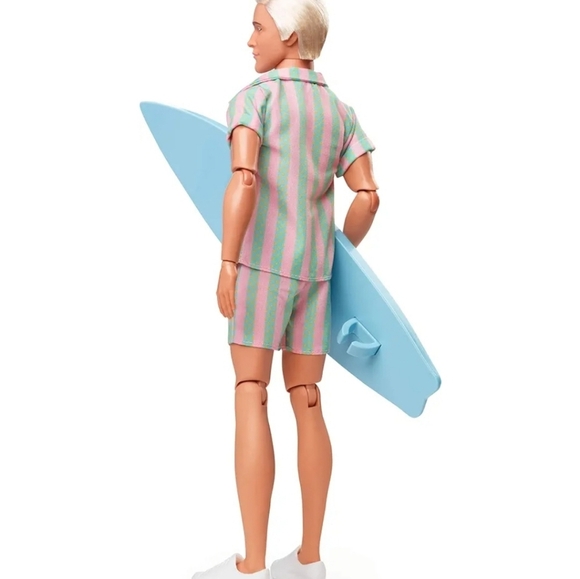 NRFB Mattel, Barbie The Movie Ken Surfing Doll (Ryan Gosling face Mold), NWT NIB - Picture 6 of 15